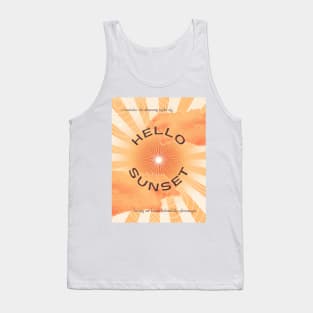 Hello Sunset - Red Velvet Tank Top